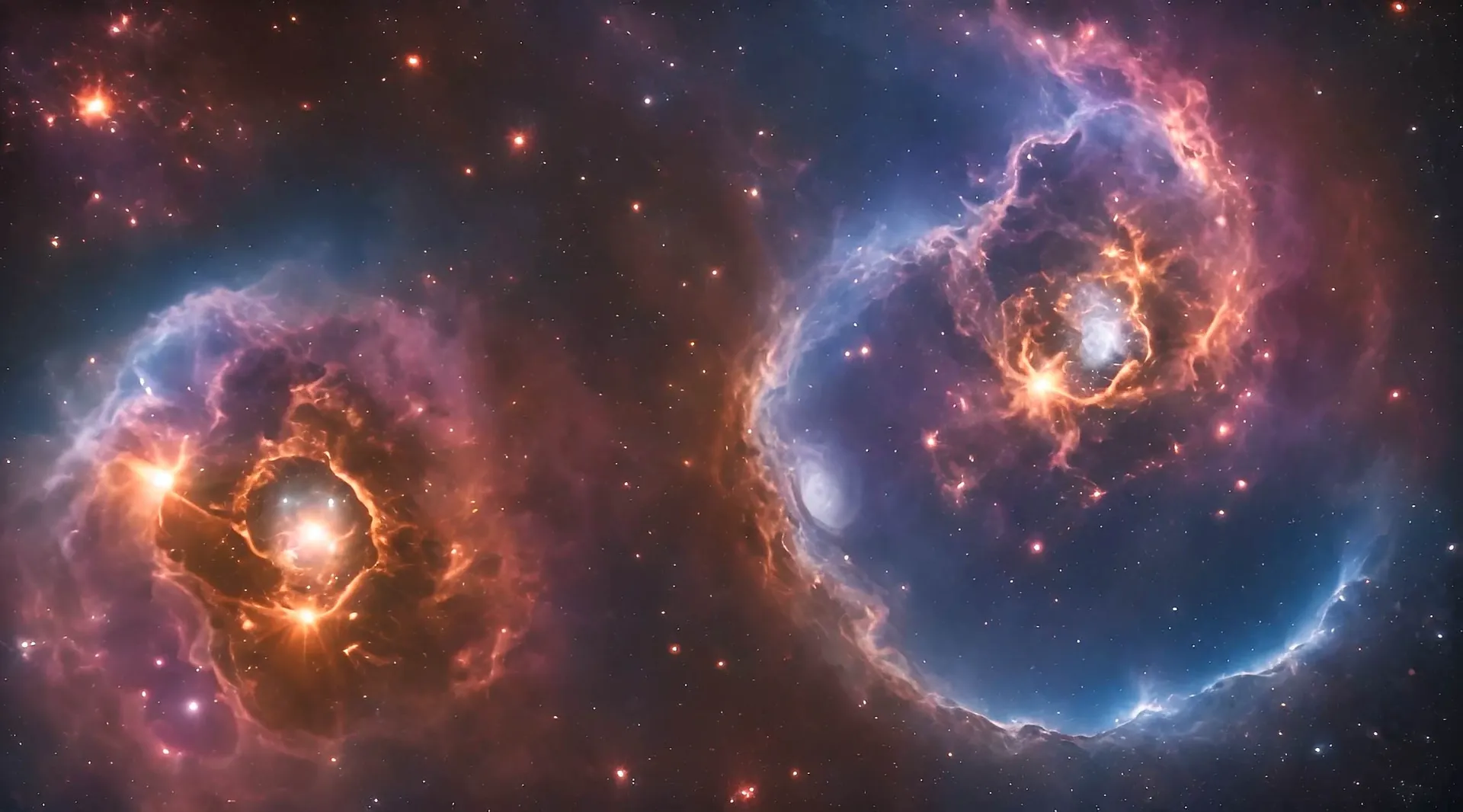 Vivid Cosmic Phenomenon and Nebula Loop for Visual Effects